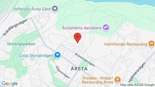 Apartments for rent i Hammarbyhamnen - kort over placeringen