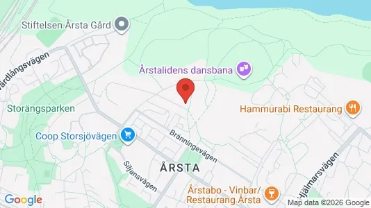 Apartments for rent i Hammarbyhamnen - kort over placeringen