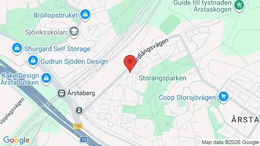 Apartments for rent i Hammarbyhamnen - kort over placeringen