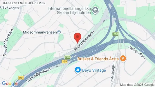 Apartments for rent i Stockholm South - kort over placeringen