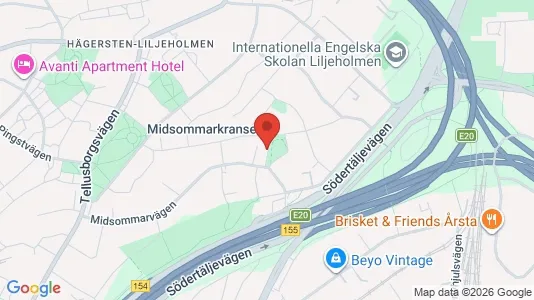 Apartments for rent i Stockholm South - kort over placeringen