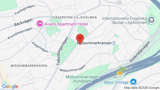 Apartments for rent i Stockholm South - kort over placeringen