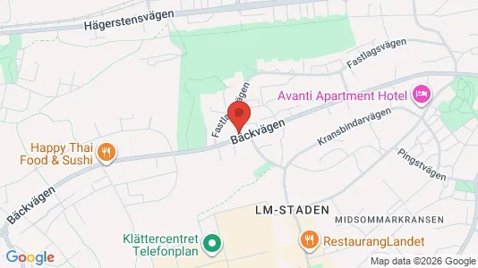 Apartments for rent i Stockholm South - kort over placeringen