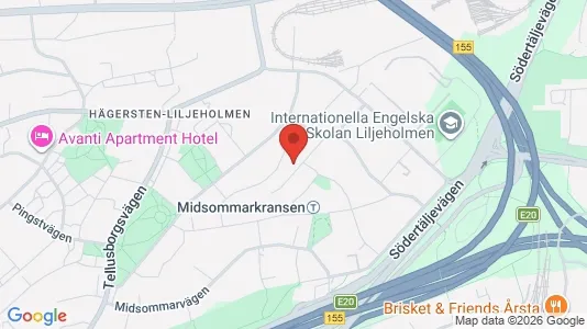 Apartments for rent i Stockholm South - kort over placeringen