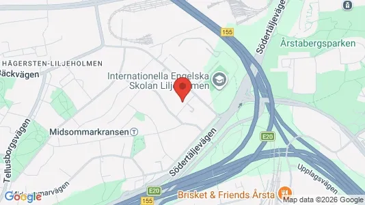 Apartments for rent i Stockholm South - kort over placeringen