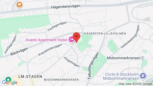 Apartments for rent i Stockholm South - kort over placeringen