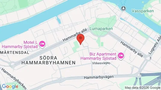 Apartments for rent i Hammarbyhamnen - kort over placeringen