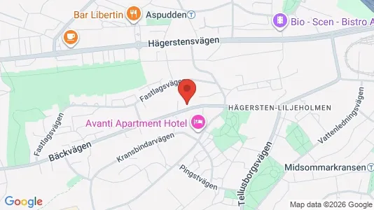 Apartments for rent i Stockholm South - kort over placeringen