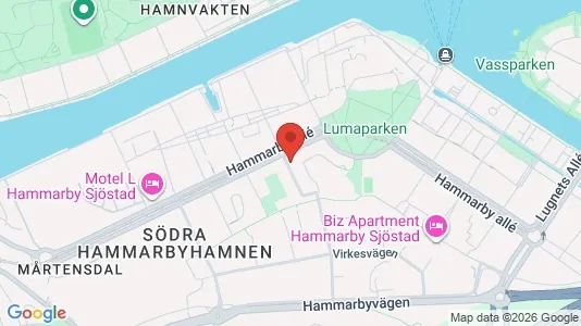Apartments for rent i Hammarbyhamnen - kort over placeringen