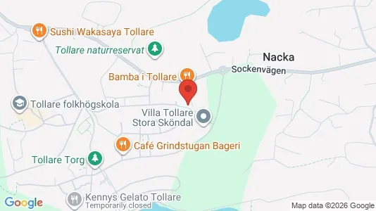 Apartments for rent i Nacka - kort over placeringen