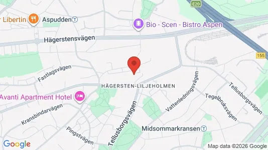 Apartments for rent i Stockholm South - kort over placeringen