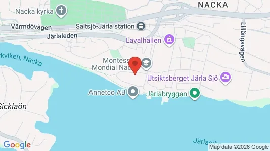 Apartments for rent i Nacka - kort over placeringen