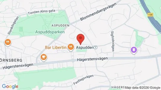 Apartments for rent i Stockholm South - kort over placeringen
