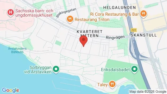 Apartments for rent i Södermalm - kort over placeringen