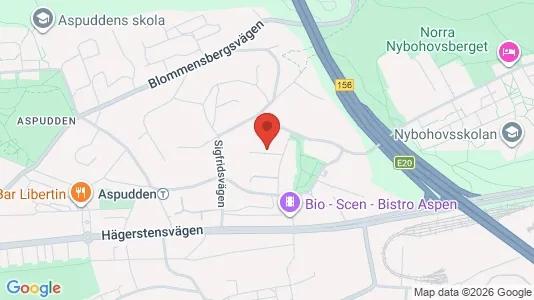 Apartments for rent i Stockholm South - kort over placeringen