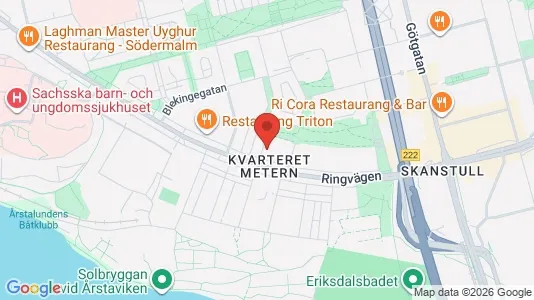 Apartments for rent i Södermalm - kort over placeringen