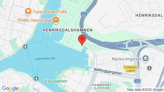 Apartments for rent i Hammarbyhamnen - kort over placeringen
