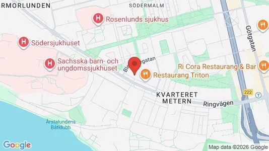 Apartments for rent i Södermalm - kort over placeringen