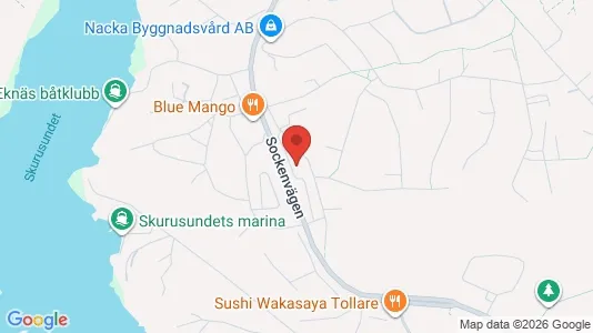 Apartments for rent i Nacka - kort over placeringen
