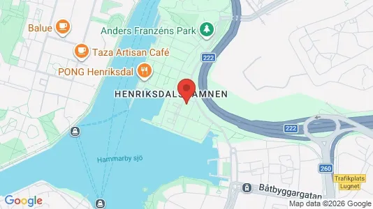 Apartments for rent i Hammarbyhamnen - kort over placeringen