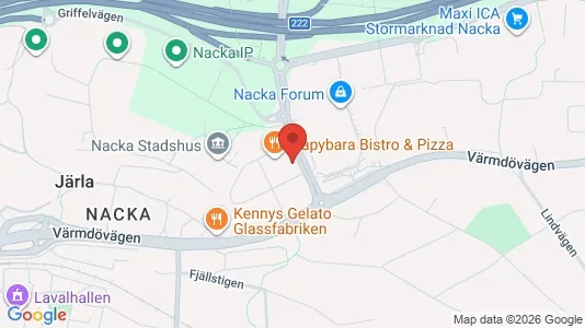 Apartments for rent i Nacka - kort over placeringen