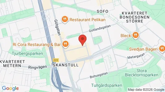 Apartments for rent i Södermalm - kort over placeringen