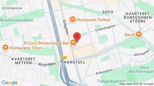 Apartments for rent i Södermalm - kort over placeringen
