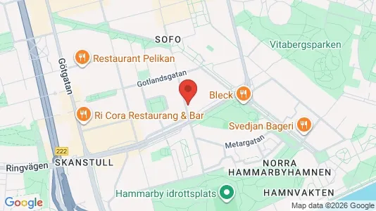 Apartments for rent i Södermalm - kort over placeringen