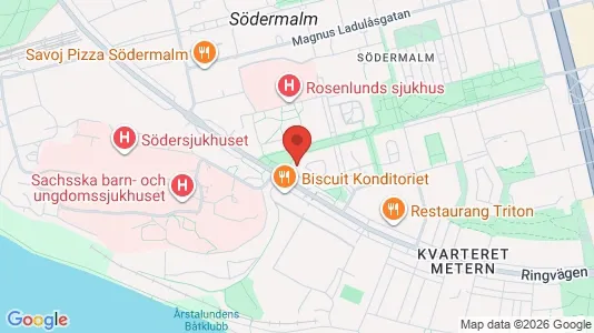 Apartments for rent i Södermalm - kort over placeringen