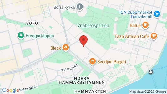 Apartments for rent i Södermalm - kort over placeringen