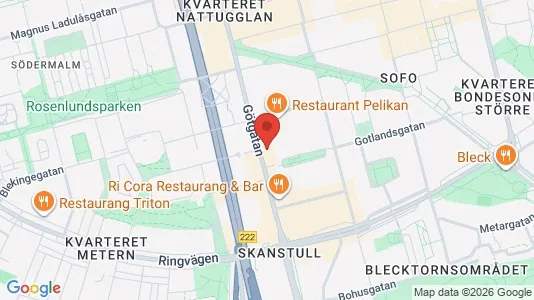 Apartments for rent i Södermalm - kort over placeringen