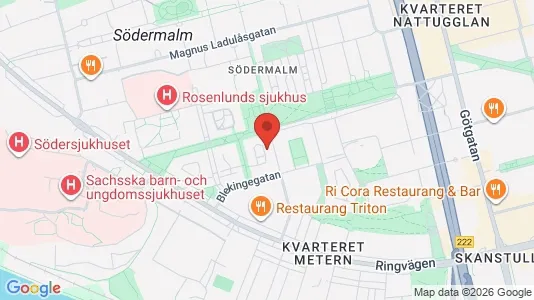 Apartments for rent i Södermalm - kort over placeringen