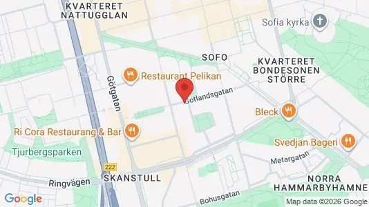 Apartments for rent i Södermalm - kort over placeringen