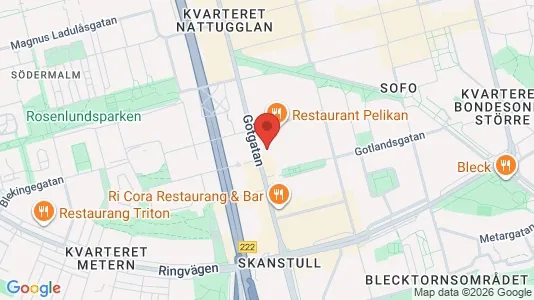 Apartments for rent i Södermalm - kort over placeringen