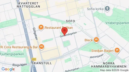 Apartments for rent i Södermalm - kort over placeringen