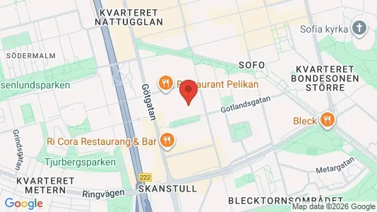 Apartments for rent i Södermalm - kort over placeringen