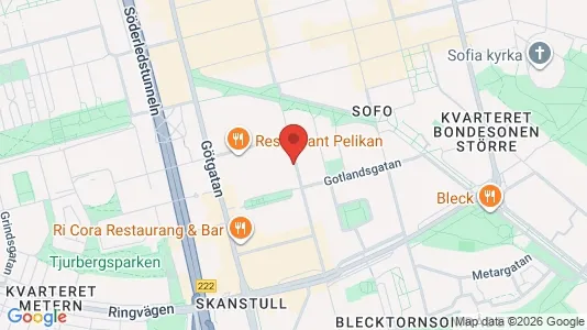Apartments for rent i Södermalm - kort over placeringen