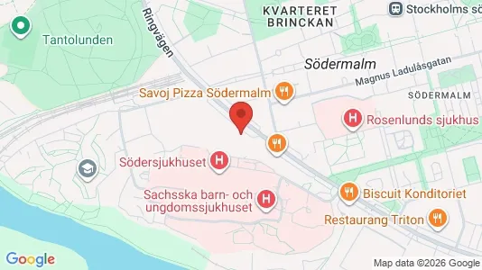 Apartments for rent i Södermalm - kort over placeringen