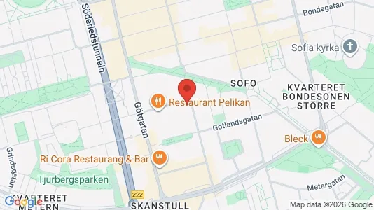 Apartments for rent i Södermalm - kort over placeringen