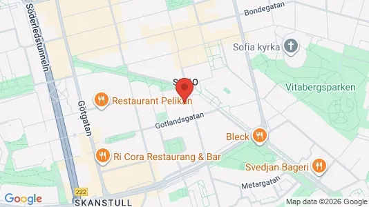 Apartments for rent i Södermalm - kort over placeringen