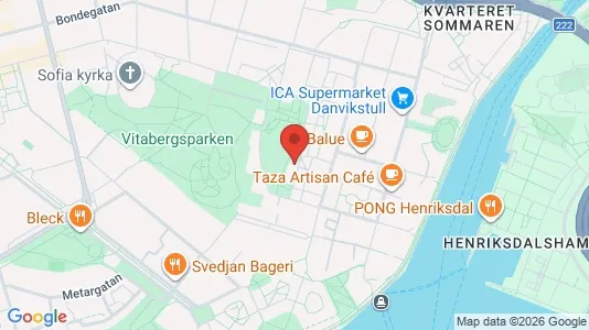 Apartments for rent i Södermalm - kort over placeringen