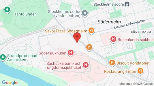 Apartments for rent i Södermalm - kort over placeringen