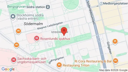 Apartments for rent i Södermalm - kort over placeringen