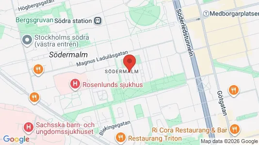 Apartments for rent i Södermalm - kort over placeringen