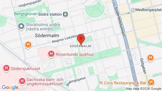Apartments for rent i Södermalm - kort over placeringen