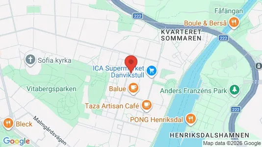 Apartments for rent i Södermalm - kort over placeringen