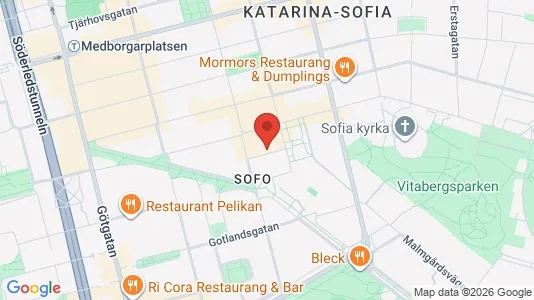 Apartments for rent i Södermalm - kort over placeringen