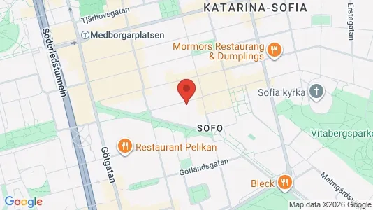 Apartments for rent i Södermalm - kort over placeringen