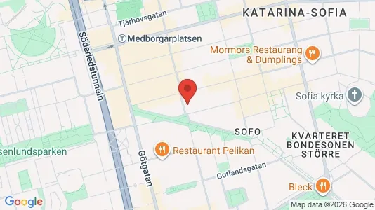 Apartments for rent i Södermalm - kort over placeringen