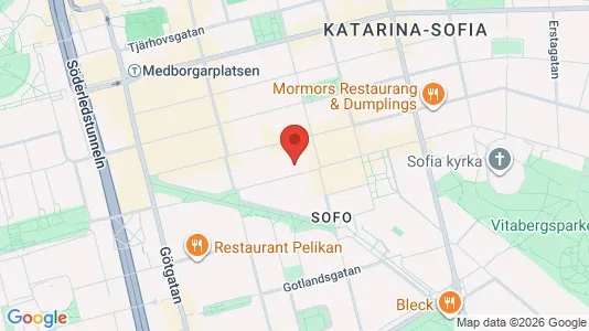 Apartments for rent i Södermalm - kort over placeringen
